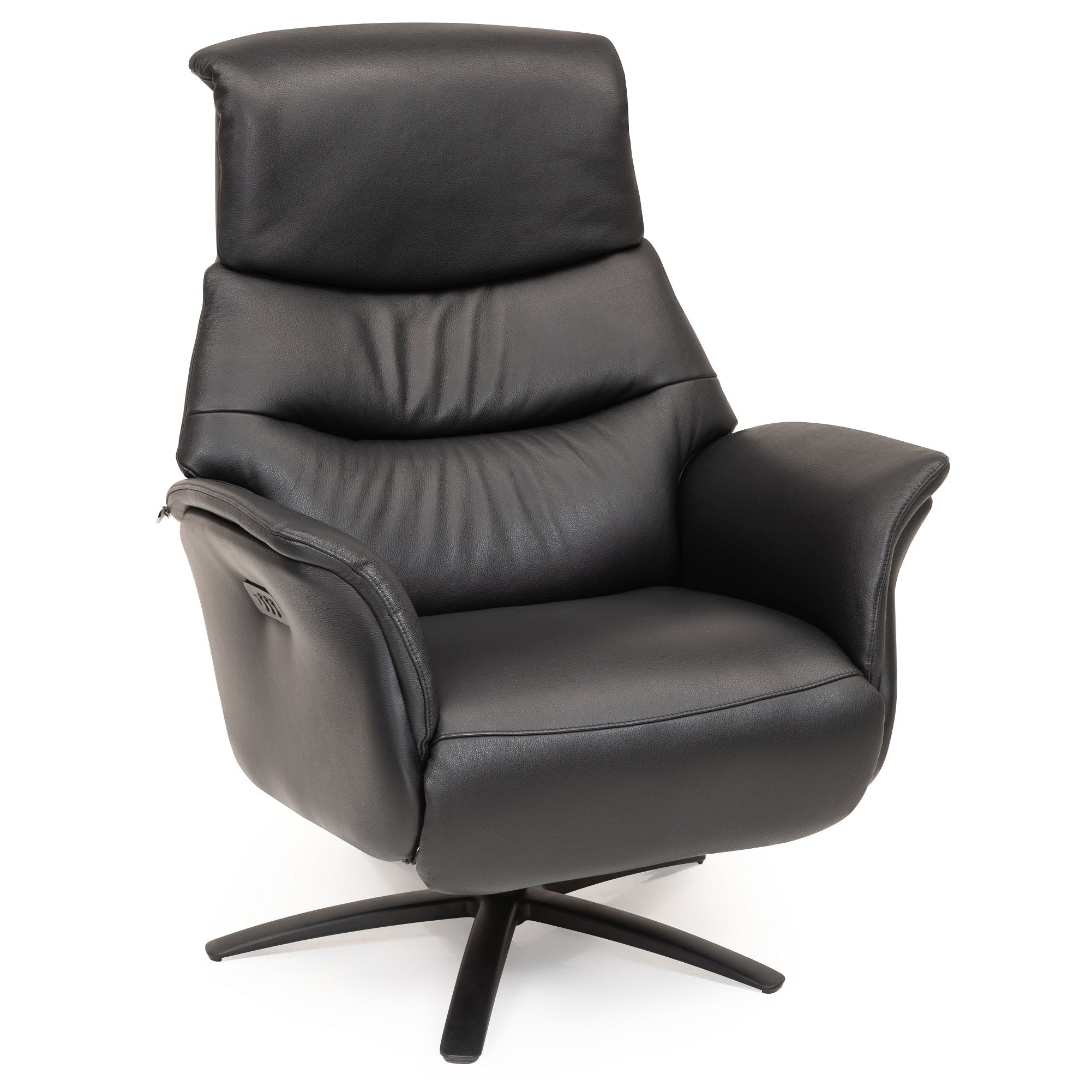 Hjort Knudsen Swivel Recliner Chair Superior Model 8051 – Martin's