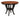 Amish Crafted Imperial Single Pedestal Pub Table