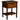 Chesapeaka 1- Drawer Nightstand - Tiger Maple / B. Maple