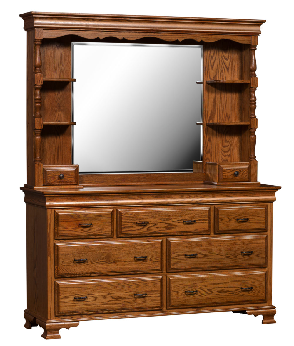 Sierra Classic Double Dresser w/Hutch Top – Martin's Furniture US Sierra Classic Double Dresser w/Hutch Top – Martin's Furniture US