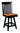 Jamestown Five Slat Swivel Bar Chair