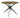 2078 Jefferson Round Dining Table - Steel Trestle Base