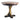 2032 Studio Amish Round Dining Table - Steel Accents Pedestal Base