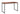 6000-0103SD-45 Omni Small Desk - Steel Frame