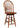 Bent Paddle Swivel Counter Chair