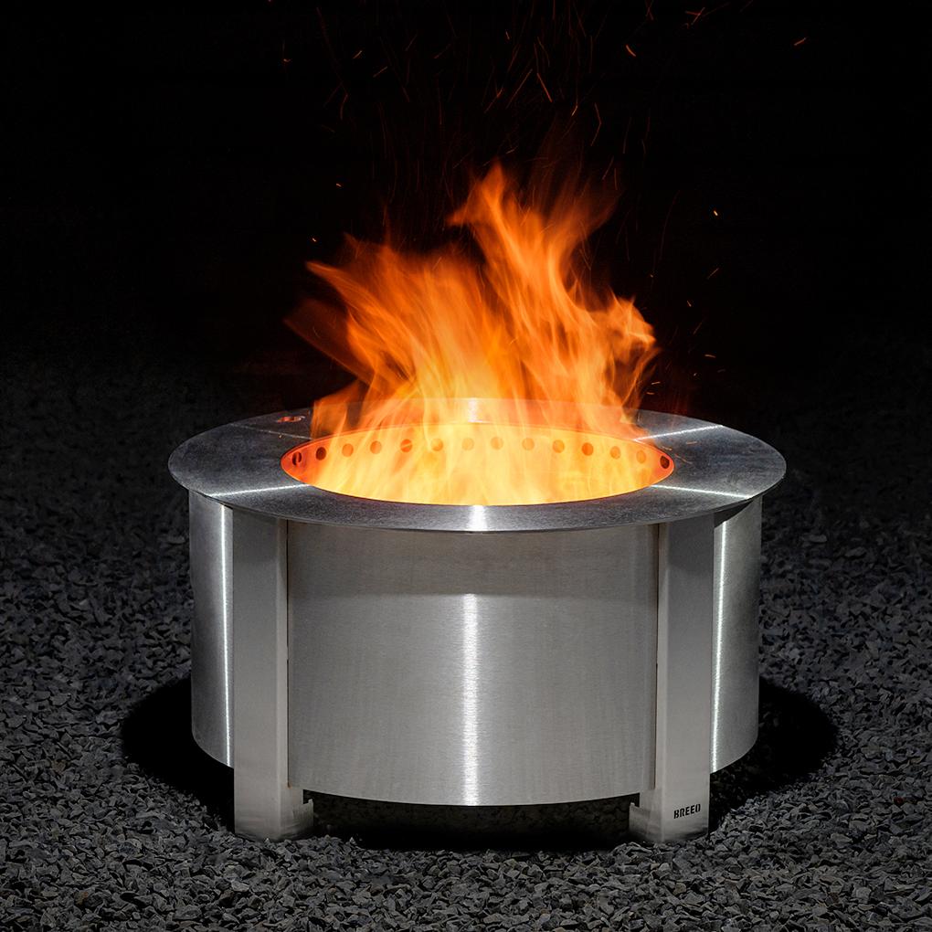 Breeo X Series 24 Smokeless Fire Pit - Stainless – Martin's Furniture US