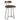 Decker Counter Chair with Back - Steel Frame