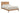 Hampton Mid-Century Simple Panel Bed with Low Footboard
