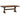 Urban Santorini Rectangle Trestle Dining Table