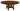 Amish Crafted Arts & Craft X Base Dining Table