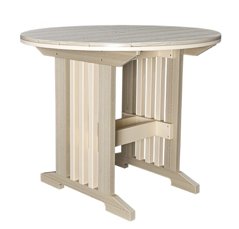 Finch Outdoor Poly Keystone Round Table – Martin's Furniture US