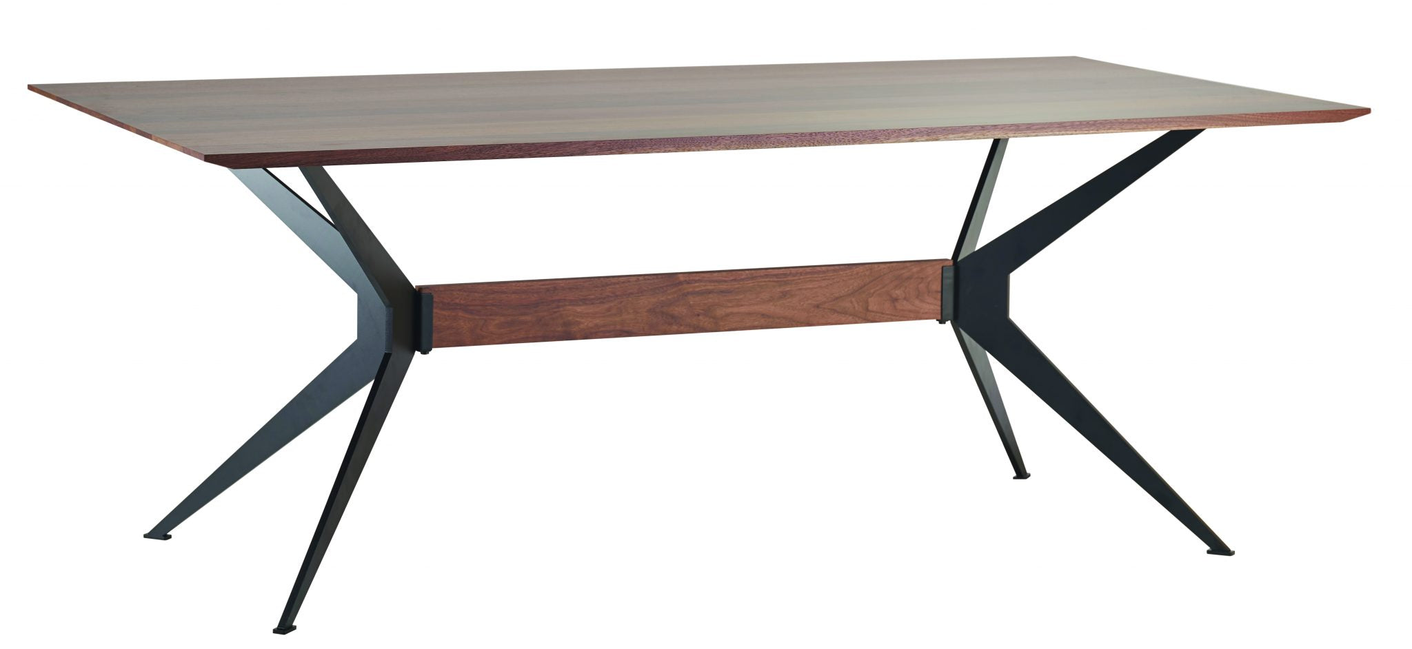 2078 Jefferson Rectangle Dining Table - Steel Trestle Base – Martin's ...