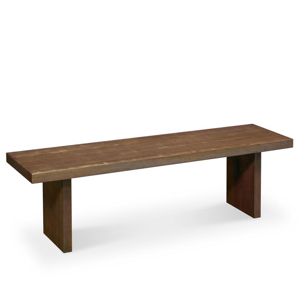 Bench With Back Panel Straight Edge Backless Bench - Panel Base – Martin's Furniture US